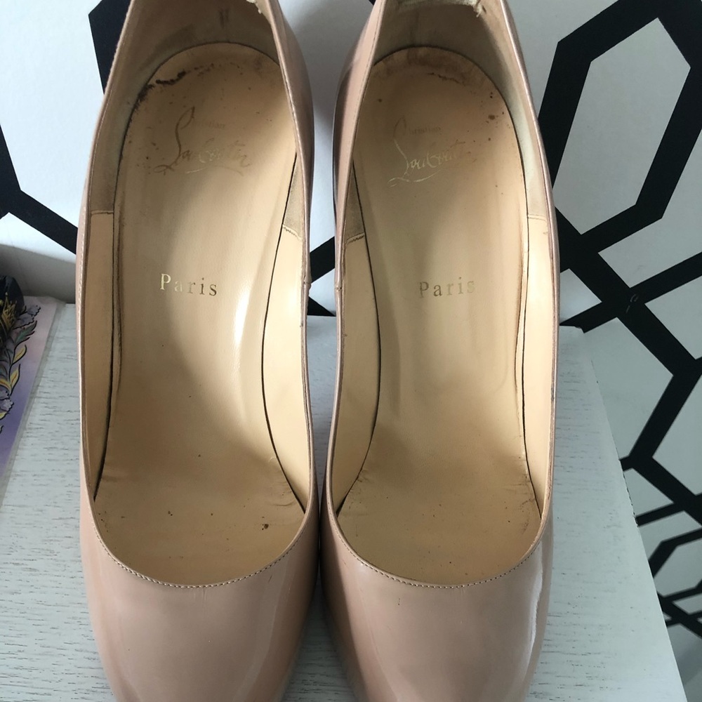 Christian Louboutin size 41 beige High heels slightly used